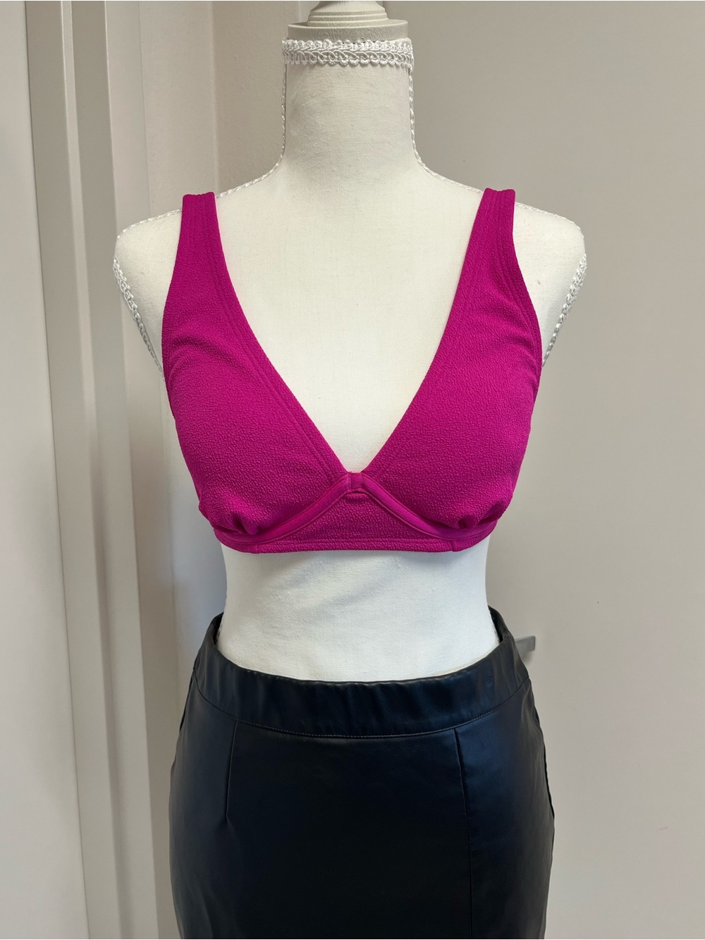 Shade & Shore Hot Pink Bikini Top